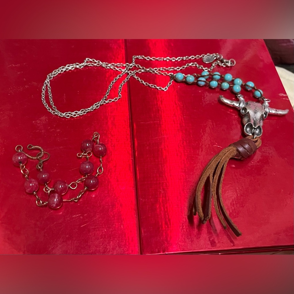 Costume Jewelry Necklace and Bracelet/Anklet